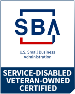 U.S. Small Business Administration Service-Disabled Veteran-Owned Certified logo